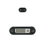 Nanocable Conversor USB-C a DVI-D, 15 cm, Gris